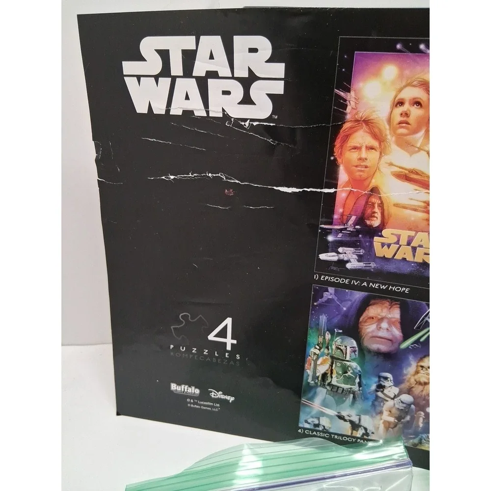 Buffalo Games 4-in-1 Star Wars Multipack Puzzle Collector's Edition Pieces